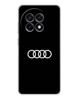 Чохол для OnePlus Ace 5 з картинкою «Audi White Logo»