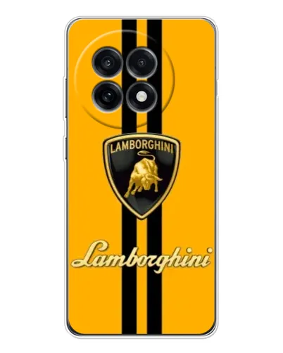 Чохол для OnePlus Ace 5 з картинкою «Lamborghini Stripe жовтий»