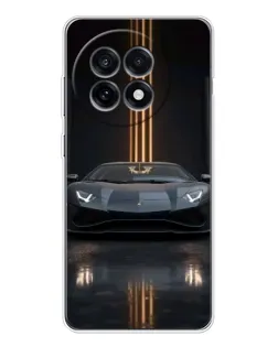 Чохол для OnePlus Ace 5 з картинкою «Lamborghini золоті лінії» Чохол для OnePlus Ace 5 з картинкою «Lamborghini золоті лінії»