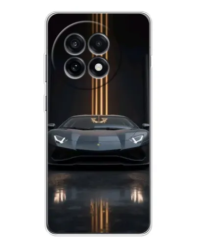 Чохол для OnePlus Ace 5 з картинкою «Lamborghini золоті лінії»