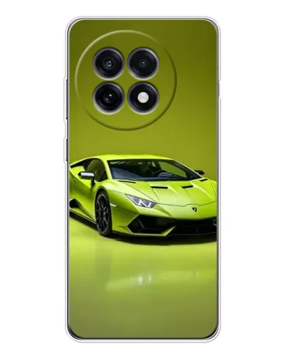 Чохол для OnePlus Ace 5 з картинкою «Салатовий Lamborghini Huracan»