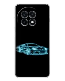 Чохол для OnePlus Ace 5 з картинкою «Неоновий контур Lamborghini» Чохол для OnePlus Ace 5 з картинкою «Неоновий контур Lamborghini»