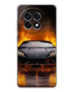 Чохол для OnePlus Ace 5 з картинкою «Lamborghini у вогні» Чохол для OnePlus Ace 5 з картинкою «Lamborghini у вогні»