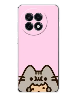 Чехол для OnePlus Ace 5 с картинкой «Pusheen и печенье» Чехол для OnePlus Ace 5 с картинкой «Pusheen и печенье»