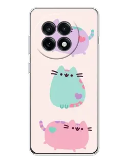 Чехол для OnePlus Ace 5 с картинкой «Pusheen трио» Чехол для OnePlus Ace 5 с картинкой «Pusheen трио»