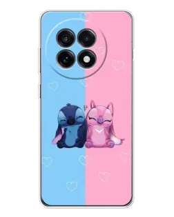 Чохол для OnePlus Ace 5 з картинкою «Stitch та Angel Love»