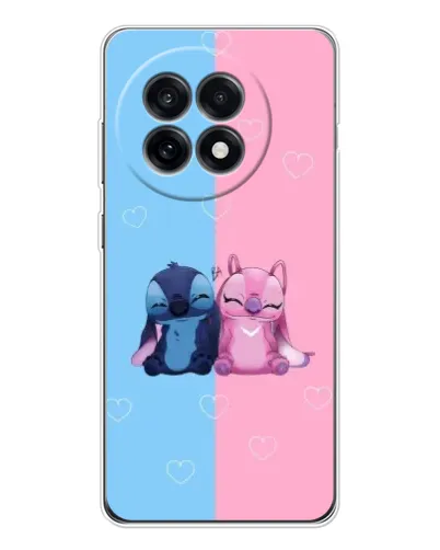 Чохол для OnePlus Ace 5 з картинкою «Stitch та Angel Love»