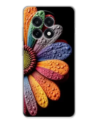 Чехол для OnePlus Ace 5 с картинкой «Радужный цветок»