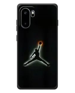 Чехол для OnePlus Ace 6 с картинкой «Jordan Gradient Logo»