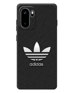 Чехол для OnePlus Ace 6 с картинкой «Adidas Карбоновая текстура»