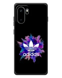 Чехол для OnePlus Ace 6 с картинкой «Взрыв красок Adidas»