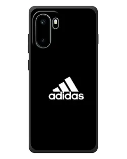 Чехол для OnePlus Ace 6 с картинкой «Черная классика Adidas»