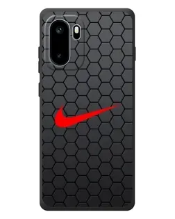 Чехол для OnePlus Ace 6 с картинкой «Nike — карбоновая сетка»