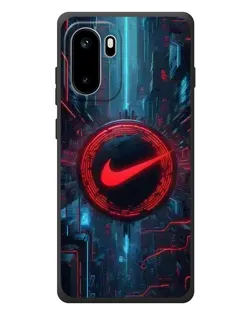 Чехол для OnePlus Ace 6 с картинкой «Техногенный стиль Nike»