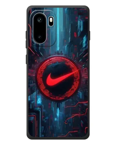 Чехол для OnePlus Ace 6 с картинкой «Техногенный стиль Nike» Чехол для OnePlus Ace 6 с картинкой «Техногенный стиль Nike»