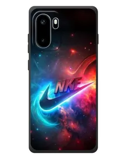 Чехол для OnePlus Ace 6 с картинкой «Огненный логотип Nike»