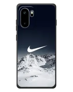 Чехол для OnePlus Ace 6 с картинкой «Nike — зимние горы»