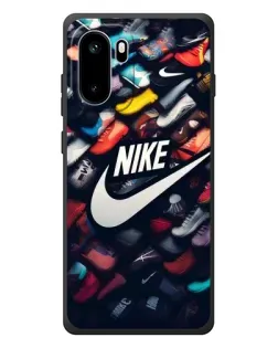 Чехол для OnePlus Ace 6 с картинкой «Коллекция кроссовок Nike»
