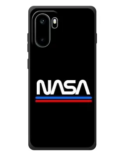 Чехол для OnePlus Ace 6 с картинкой «NASA — классика Red Blue»