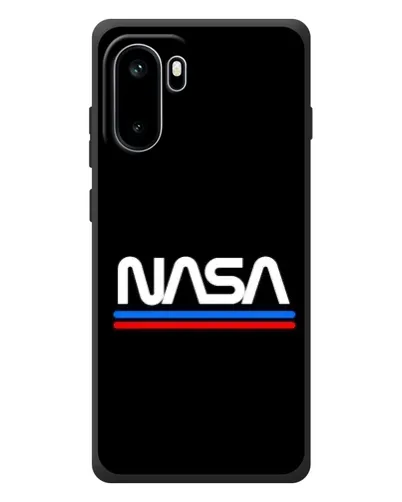 Чехол для OnePlus Ace 6 с картинкой «NASA — классика Red Blue» Чехол для OnePlus Ace 6 с картинкой «NASA — классика Red Blue»