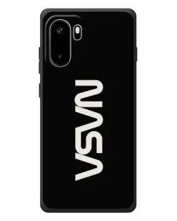 Чехол для OnePlus Ace 6 с картинкой «NASA — вертикальный логотип»