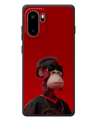 Чехол для OnePlus Ace 6 с картинкой «Bored Ape в красном» Чехол для OnePlus Ace 6 с картинкой «Bored Ape в красном»