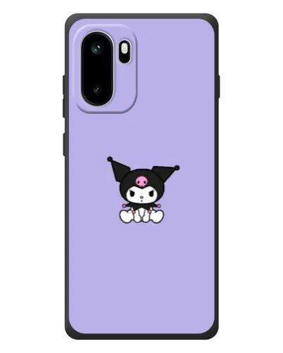 Чехол для OnePlus Ace 6 с картинкой «Kuromi — фиолетовый минимализм»