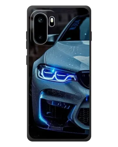 Чехол для OnePlus Ace 6 с картинкой «Взгляд BMW с синими фарами» Чехол для OnePlus Ace 6 с картинкой «Взгляд BMW с синими фарами»