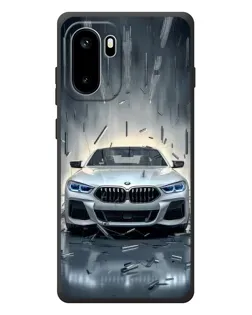 Чехол для OnePlus Ace 6 с картинкой «BMW в свете фар»