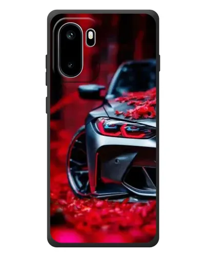 Чехол для OnePlus Ace 6 с картинкой «Спортивная BMW и цветы» Чехол для OnePlus Ace 6 с картинкой «Спортивная BMW и цветы»