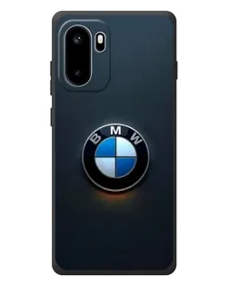 Чехол для OnePlus Ace 6 с картинкой «Логотип BMW — минимализм»