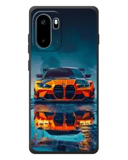 Чохол для OnePlus Ace 6 з картинкою «BMW — золота емблема»