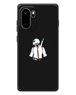 Чохол для OnePlus Ace 6 з картинкою «PUBG — силует воїна»