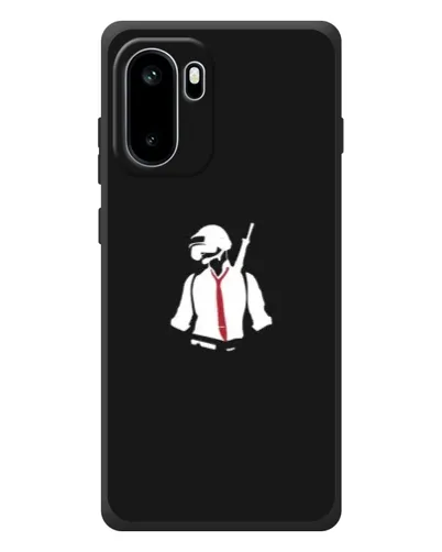 Чохол для OnePlus Ace 6 з картинкою «PUBG — силует воїна»
