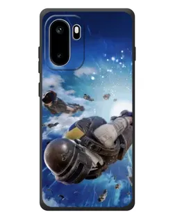 Чохол для OnePlus Ace 6 з картинкою «Десант PUBG — стрибок»