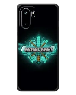 Чохол для OnePlus Ace 6 з картинкою «Minecraft Diamond лого»