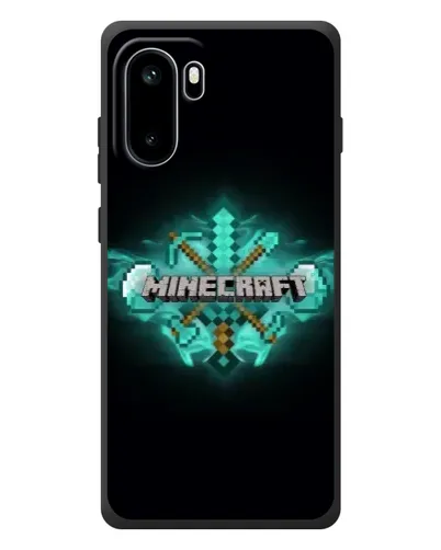 Чохол для OnePlus Ace 6 з картинкою «Minecraft Diamond лого»
