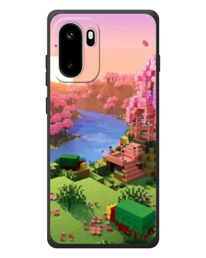 Чохол для OnePlus Ace 6 з картинкою «Рожеве дерево Minecraft»