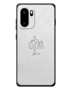 Чохол для OnePlus Ace 6 з картинкою «Івана 3:16 Хрест»
