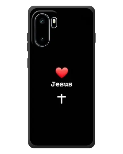 Чехол для OnePlus Ace 6 с картинкой «Сердце - Jesus» Чехол для OnePlus Ace 6 с картинкой «Сердце - Jesus»