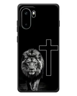 Чохол для OnePlus Ace 6 з картинкою «Лев та Хрест»