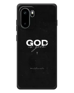 Чехол для OnePlus Ace 6 с картинкой «GOD — Бог над всем»