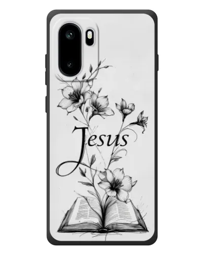 Чехол для OnePlus Ace 6 с картинкой «Цветы и Библия» Чехол для OnePlus Ace 6 с картинкой «Цветы и Библия»
