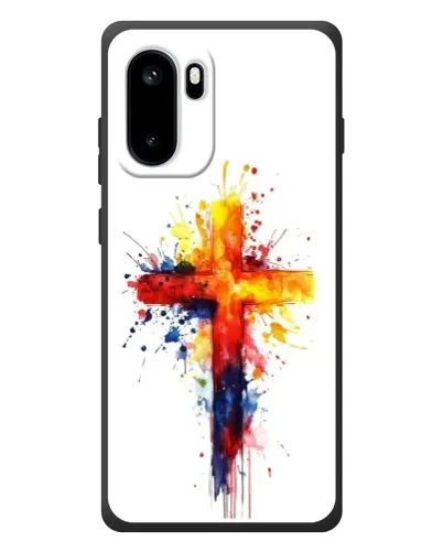 Чехол для OnePlus Ace 6 с картинкой «Акварельный крест» Чехол для OnePlus Ace 6 с картинкой «Акварельный крест»