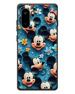 Чехол для OnePlus Ace 6 с картинкой «Паттерн Микки и Минни»