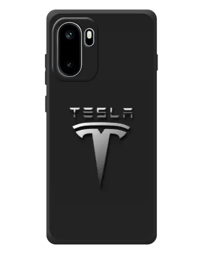 Чехол для OnePlus Ace 6 с картинкой «Стальной логотип Tesla» Чехол для OnePlus Ace 6 с картинкой «Стальной логотип Tesla»