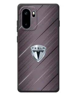 Чохол для OnePlus Ace 6 з картинкою «Металева текстура Tesla»
