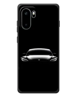 Чохол для OnePlus Ace 6 з картинкою «Фари Tesla Night»