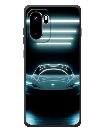 Чехол для OnePlus Ace 6 с картинкой «Tesla в неоне» Чехол для OnePlus Ace 6 с картинкой «Tesla в неоне»