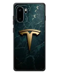 Чохол для OnePlus Ace 6 з картинкою «Мармурова Tesla Gold»